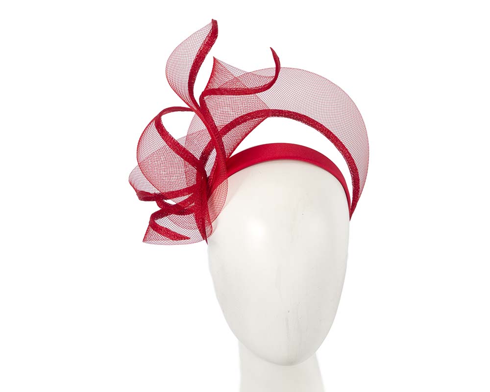 Exclusive red fascinator by Cupids Millinery-0